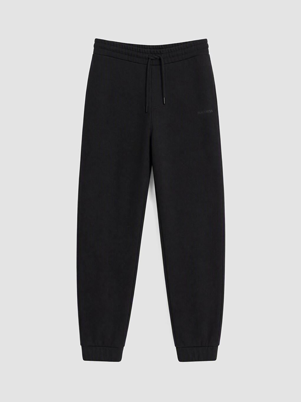 Siyah Regular Fit Erkek Jogger Eşofman Altı-4