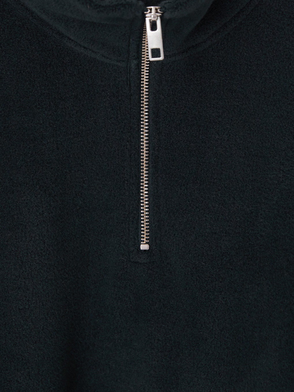 Yeşil Dik Yaka Erkek Sweatshirt-6