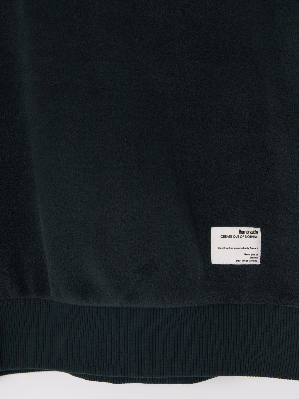 Yeşil Dik Yaka Erkek Sweatshirt-7