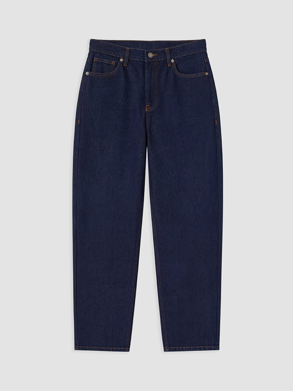 İndigo Barrel Jean-4
