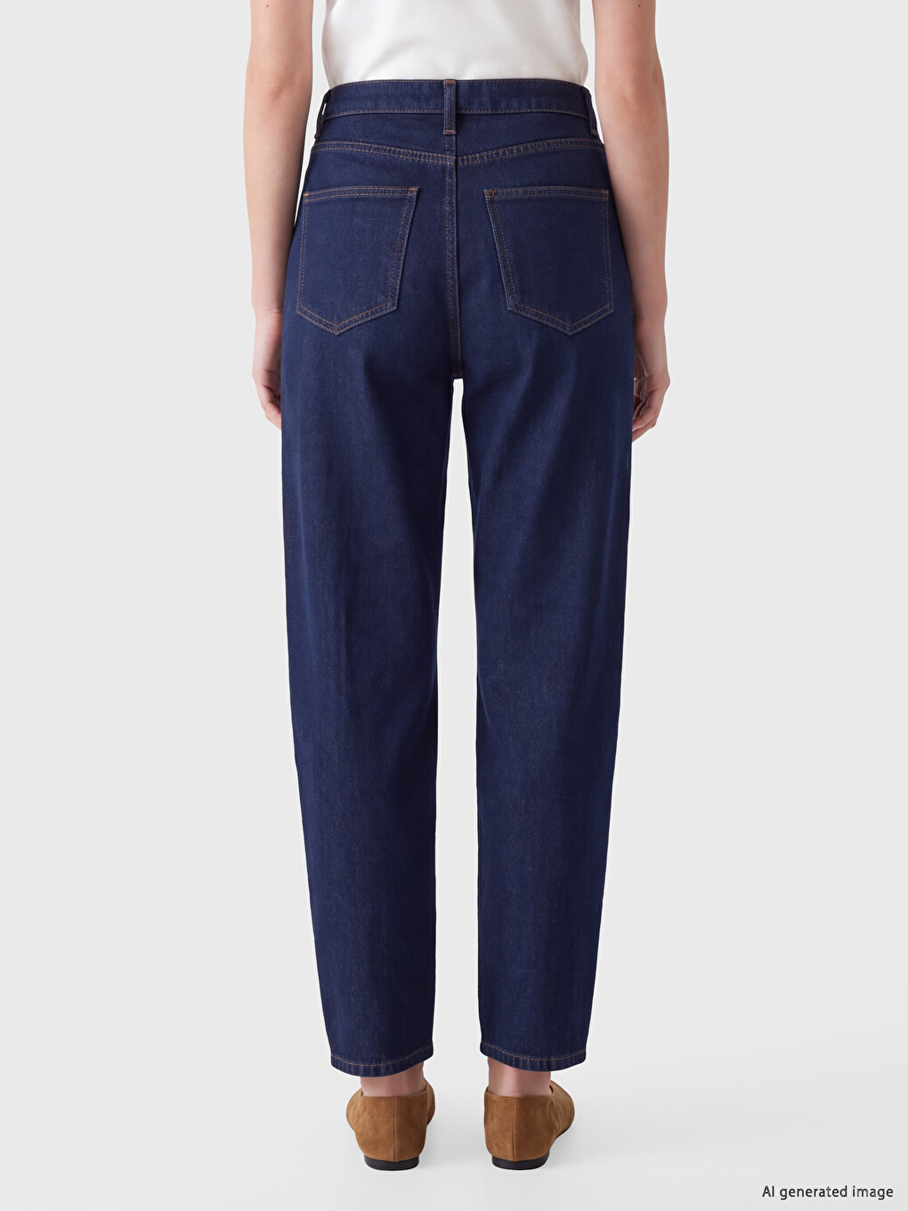İndigo Barrel Jean-3