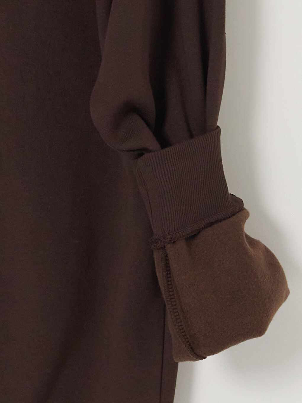 Mock Neck Embroidered Men's Sweatshirt-3
