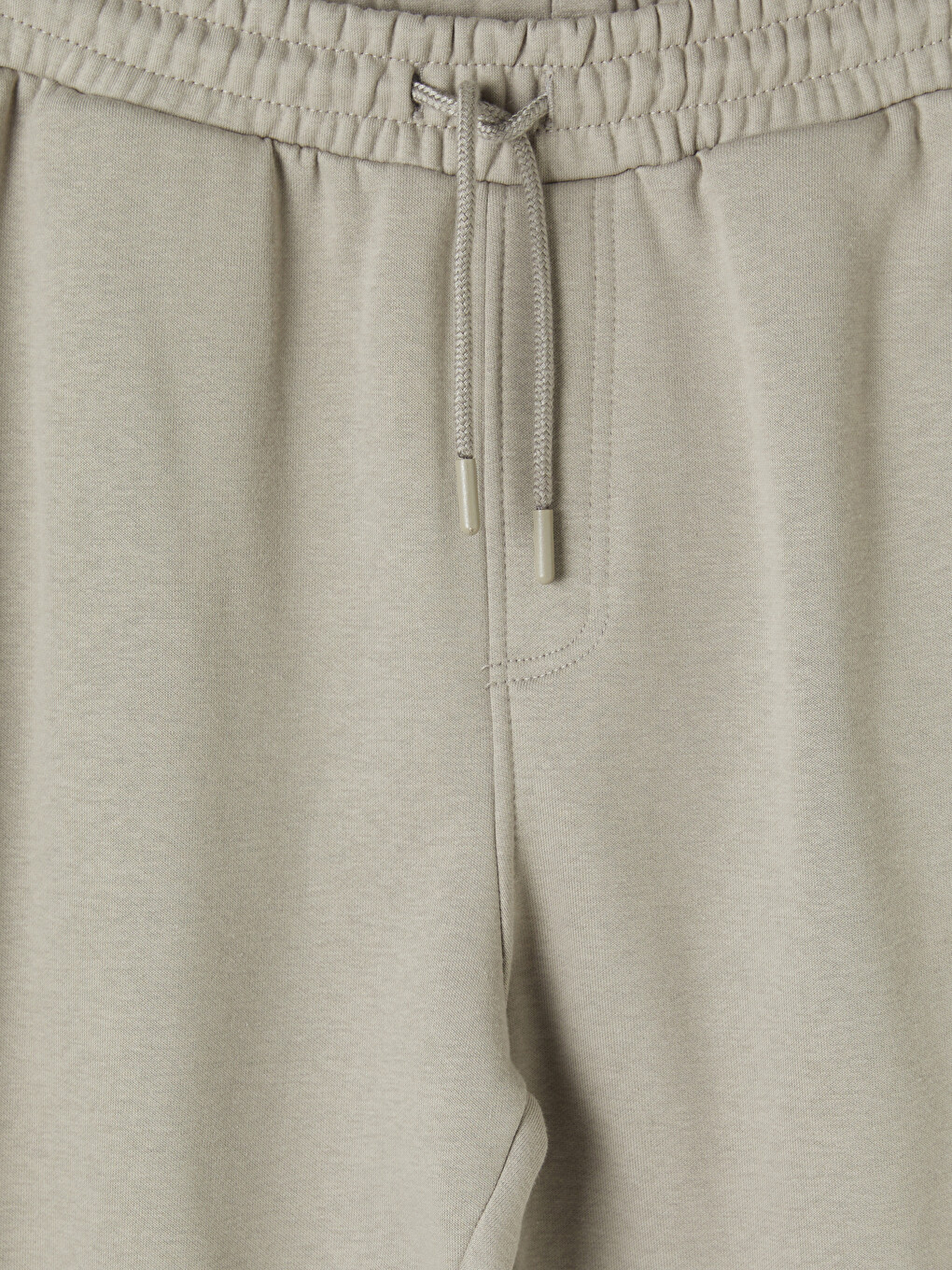 Bej Regular Fit Jogger Eşofman Altı-5