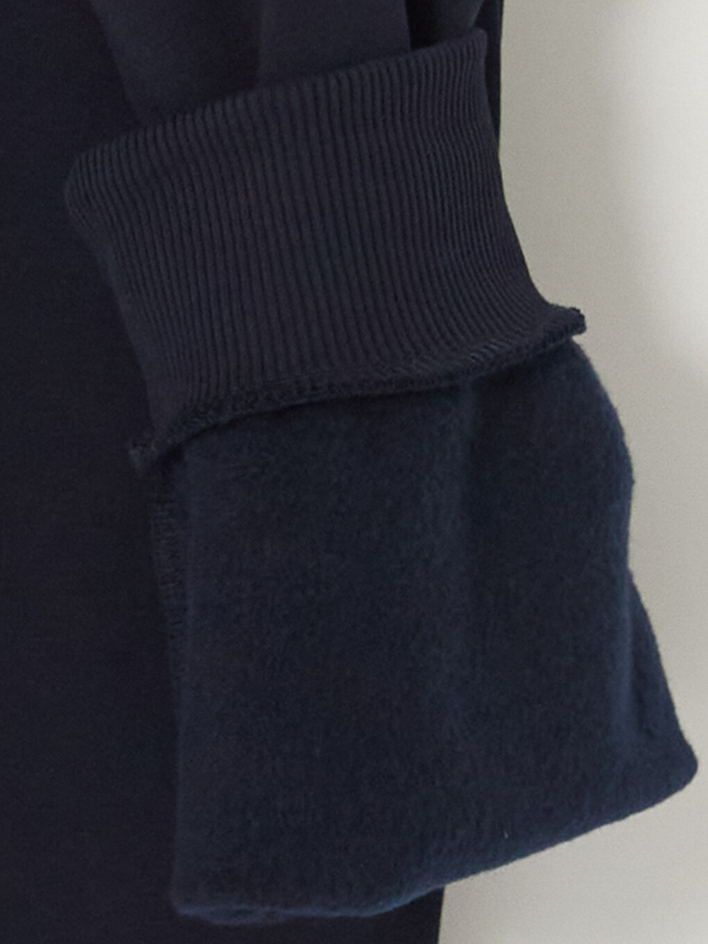 Mock Neck Printed Men's Thick Sweatshirt-6
