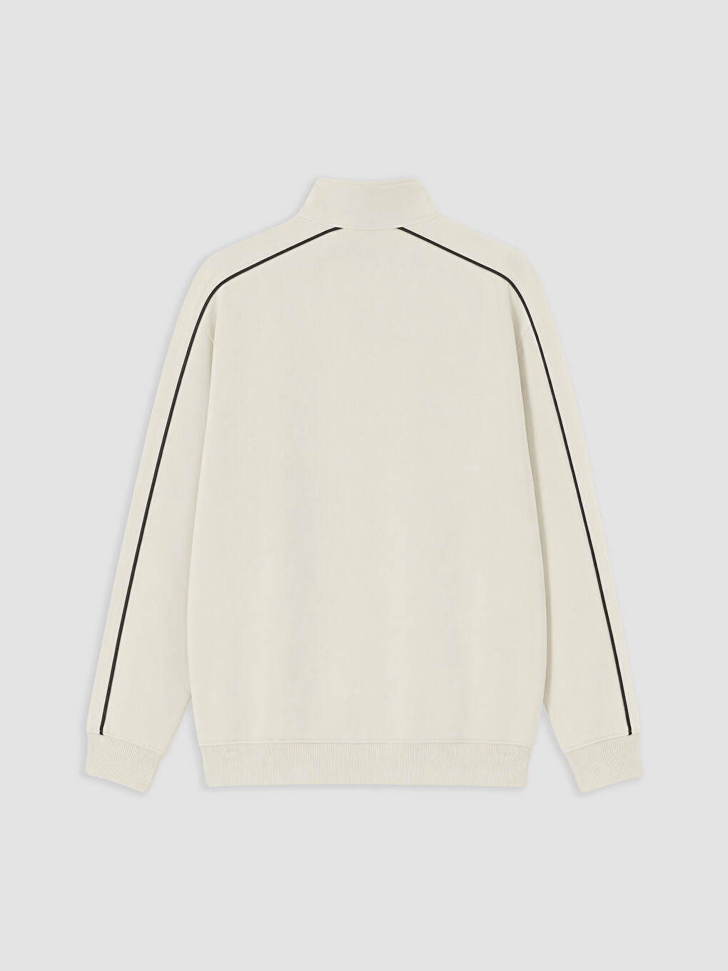 Mock Neck Printed Men's Sweatshirt-1