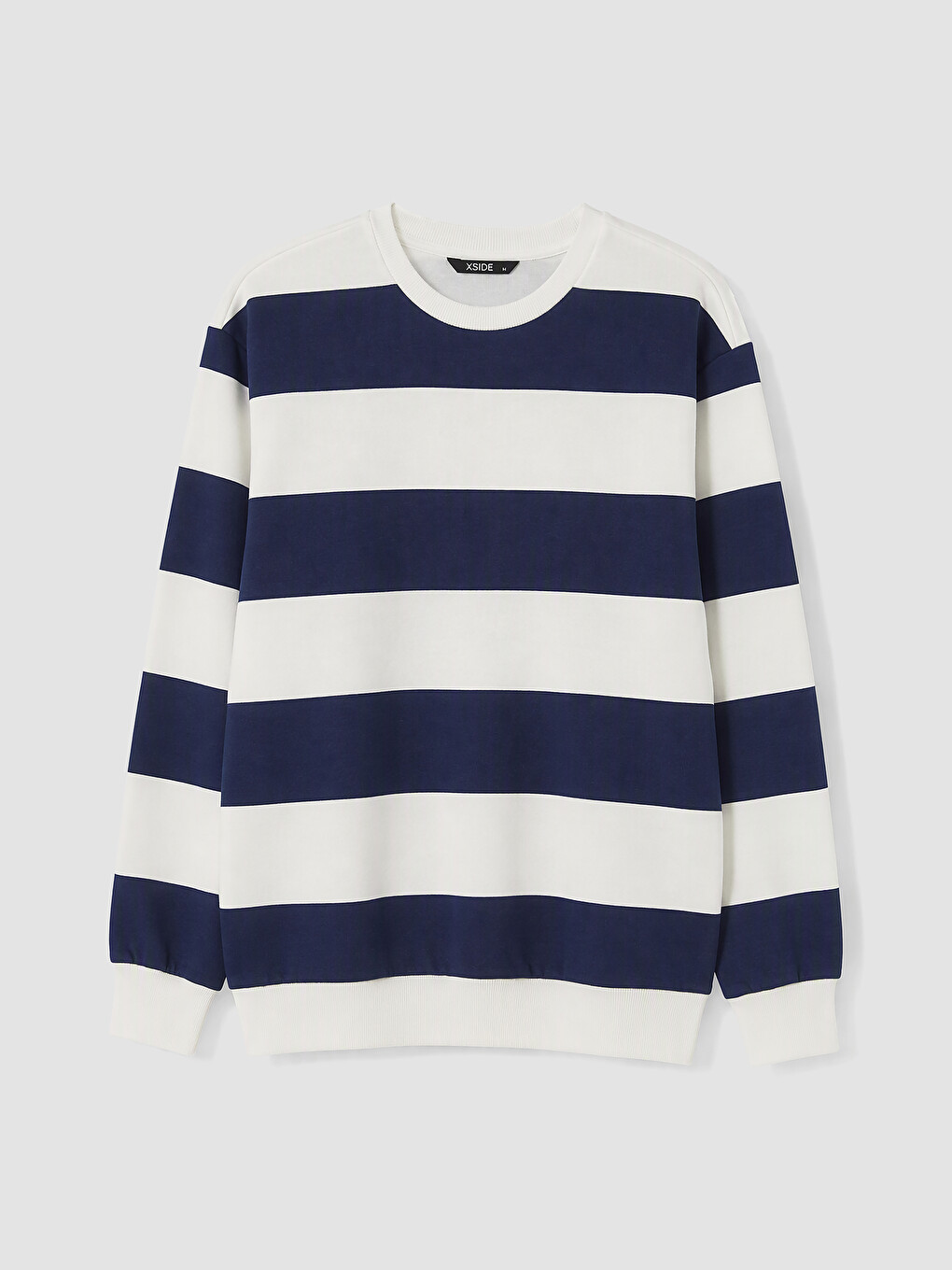 Striped Men's Thick Sweatshirt