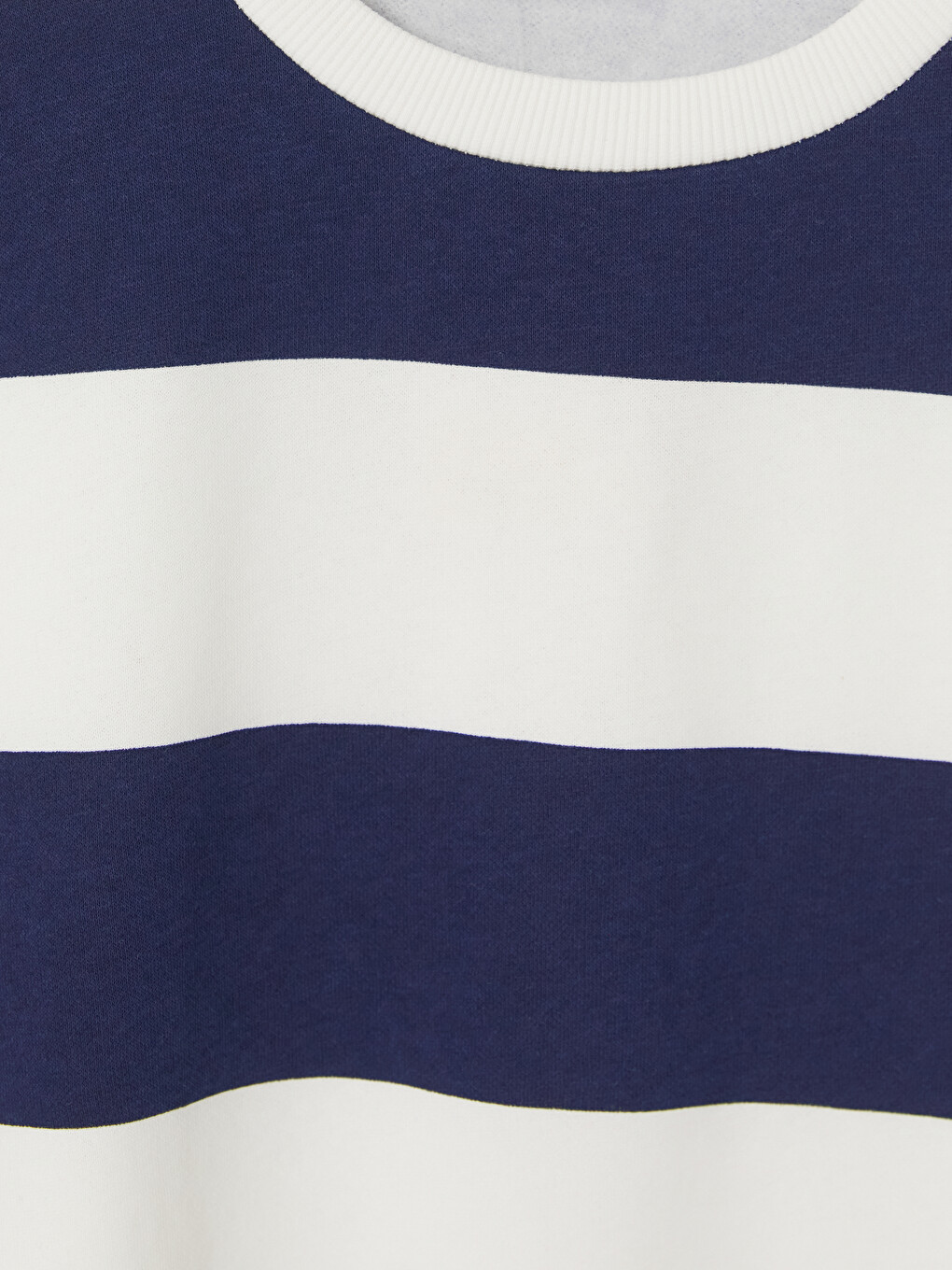 Striped Men's Thick Sweatshirt-1