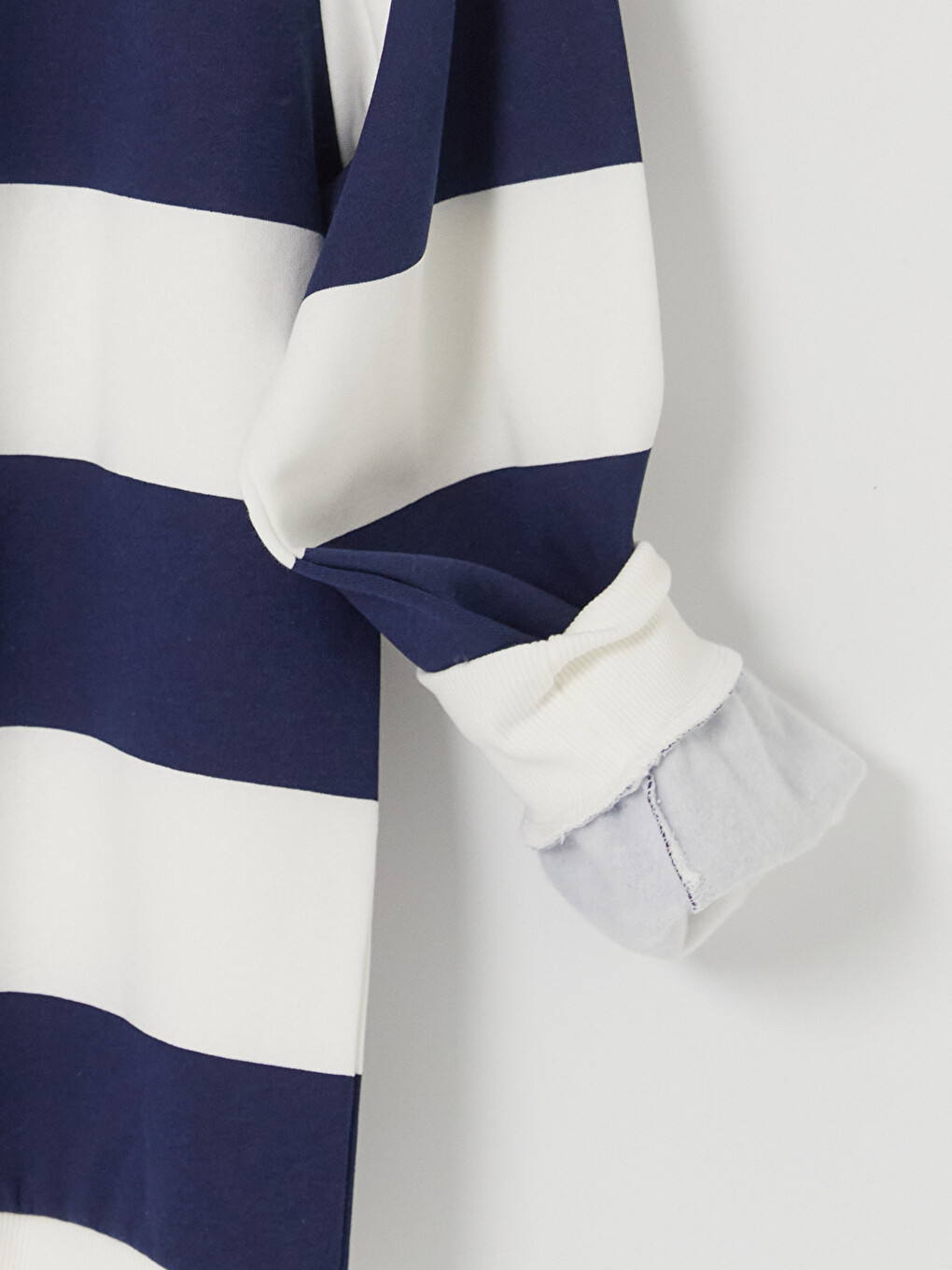 Striped Men's Thick Sweatshirt-2