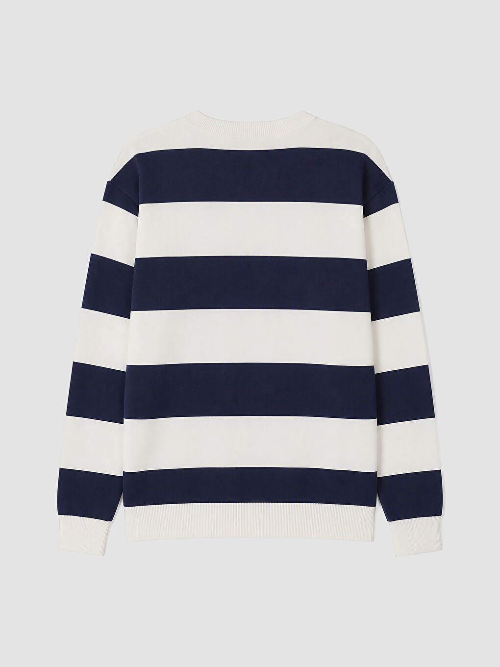 Striped Men's Thick Sweatshirt-3