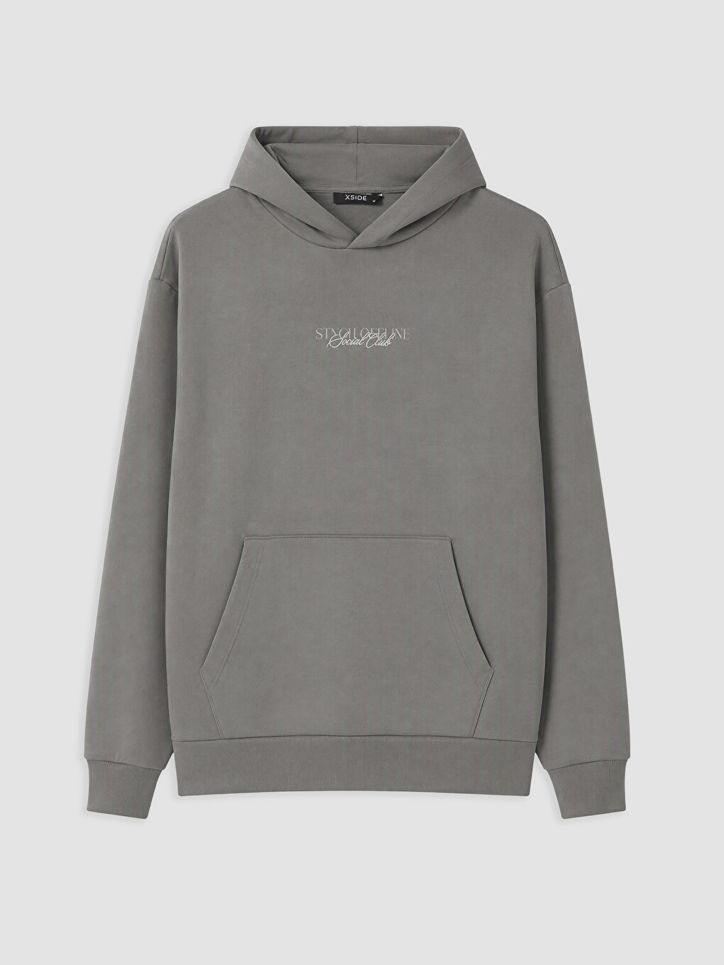 Mashkull Gri Sweatshirt-4