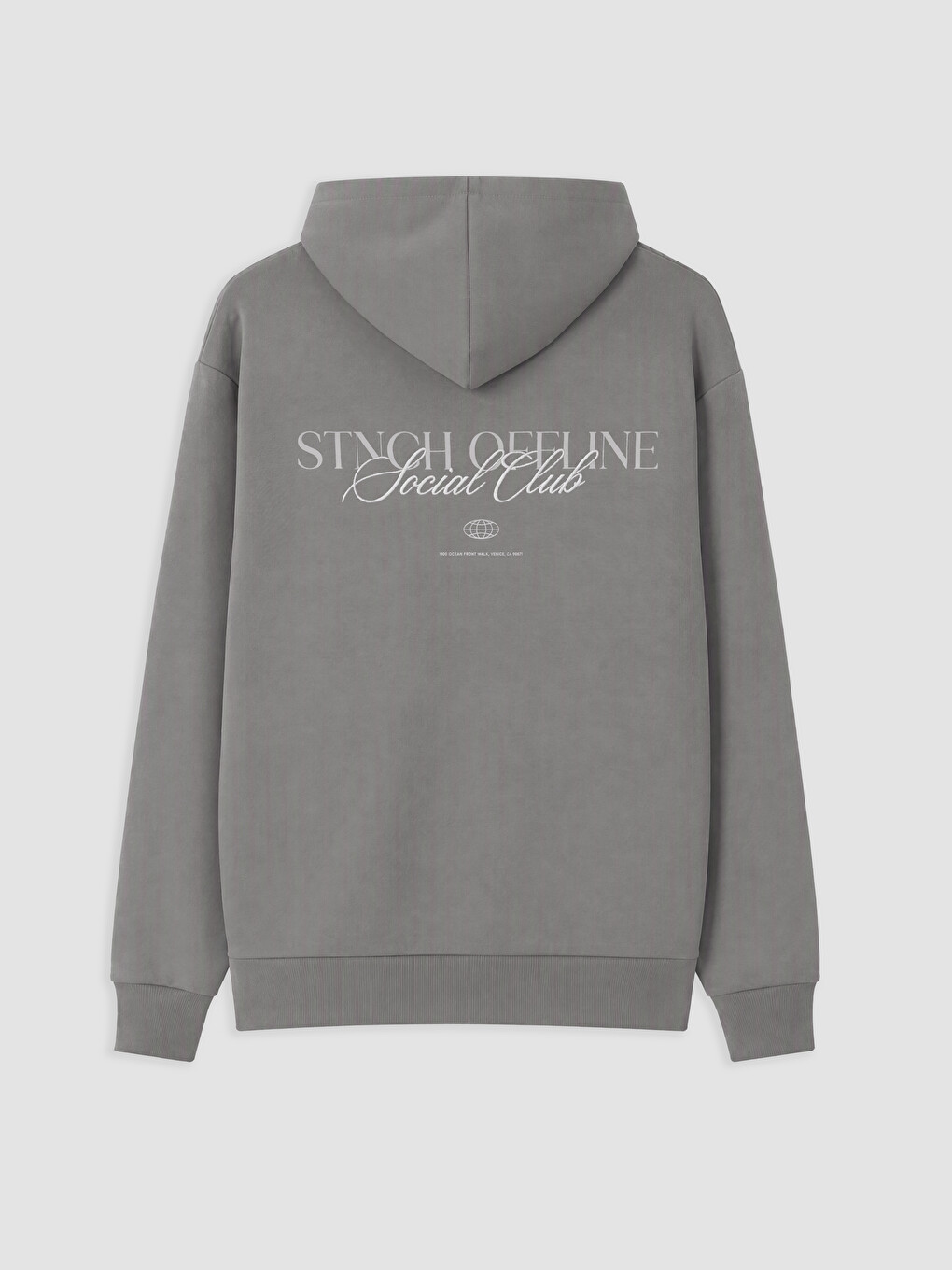 Mashkull Gri Sweatshirt-5