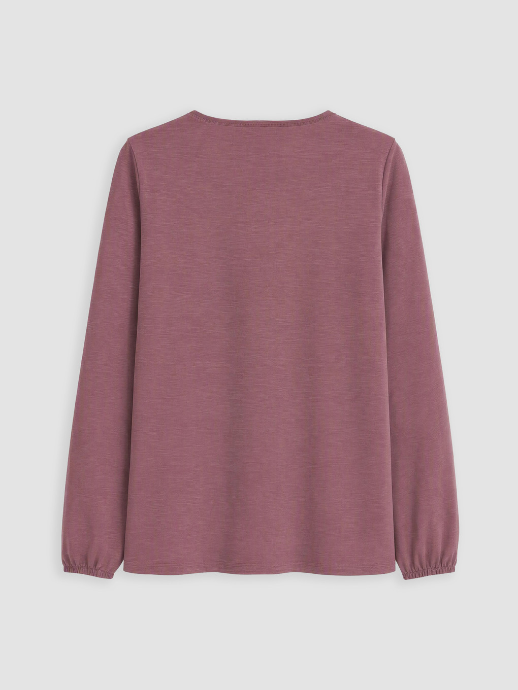 Crew Neck Embroidered Gathered Blouse-6