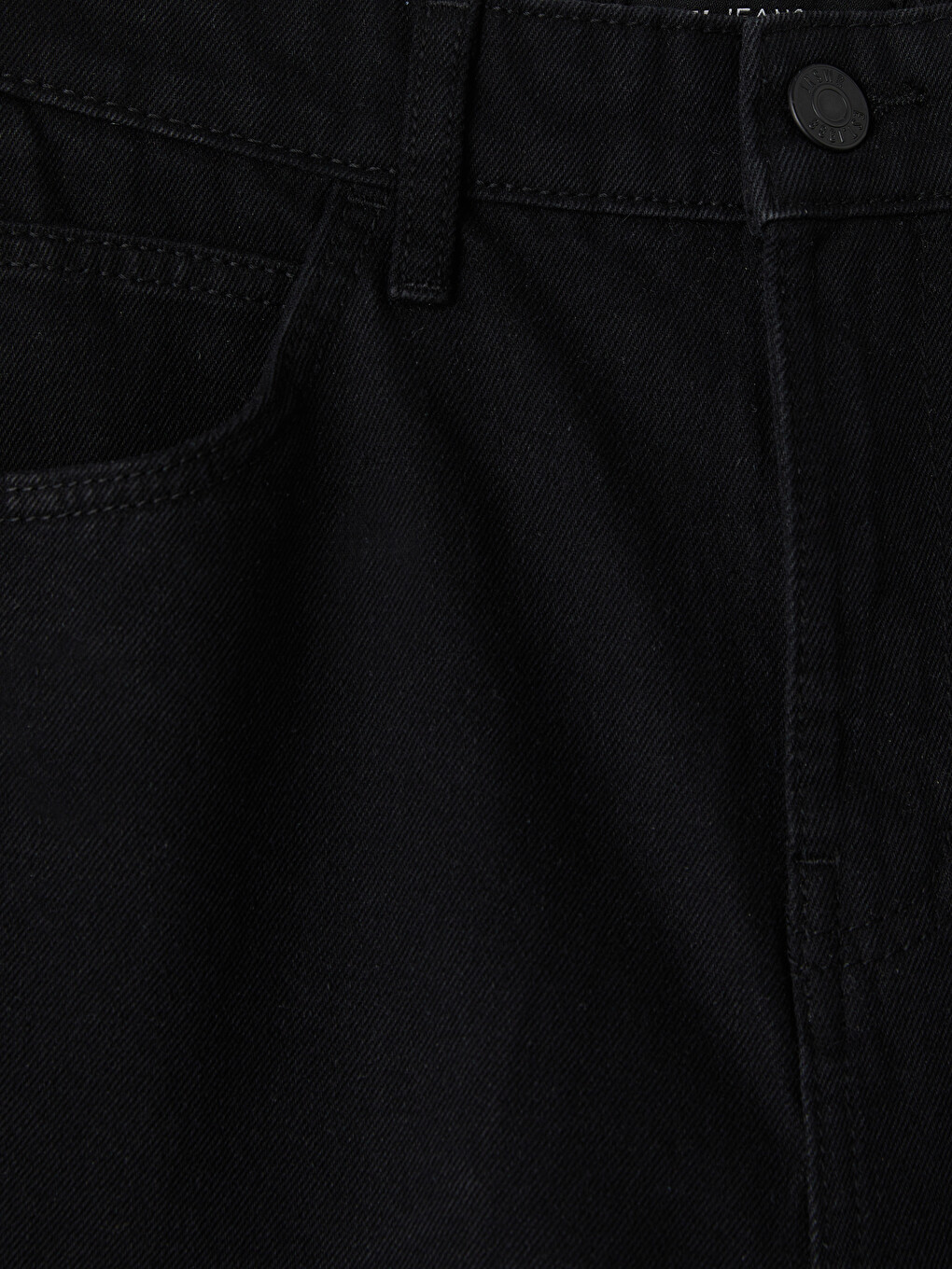 Siyah 745 Baggy Fit Erkek Jean Pantolon-6