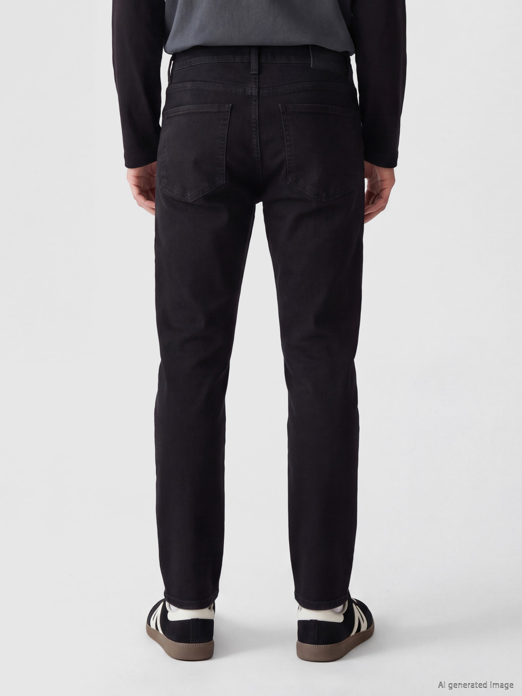 Siyah 750 Slim Fit Erkek Jean Pantolon-2