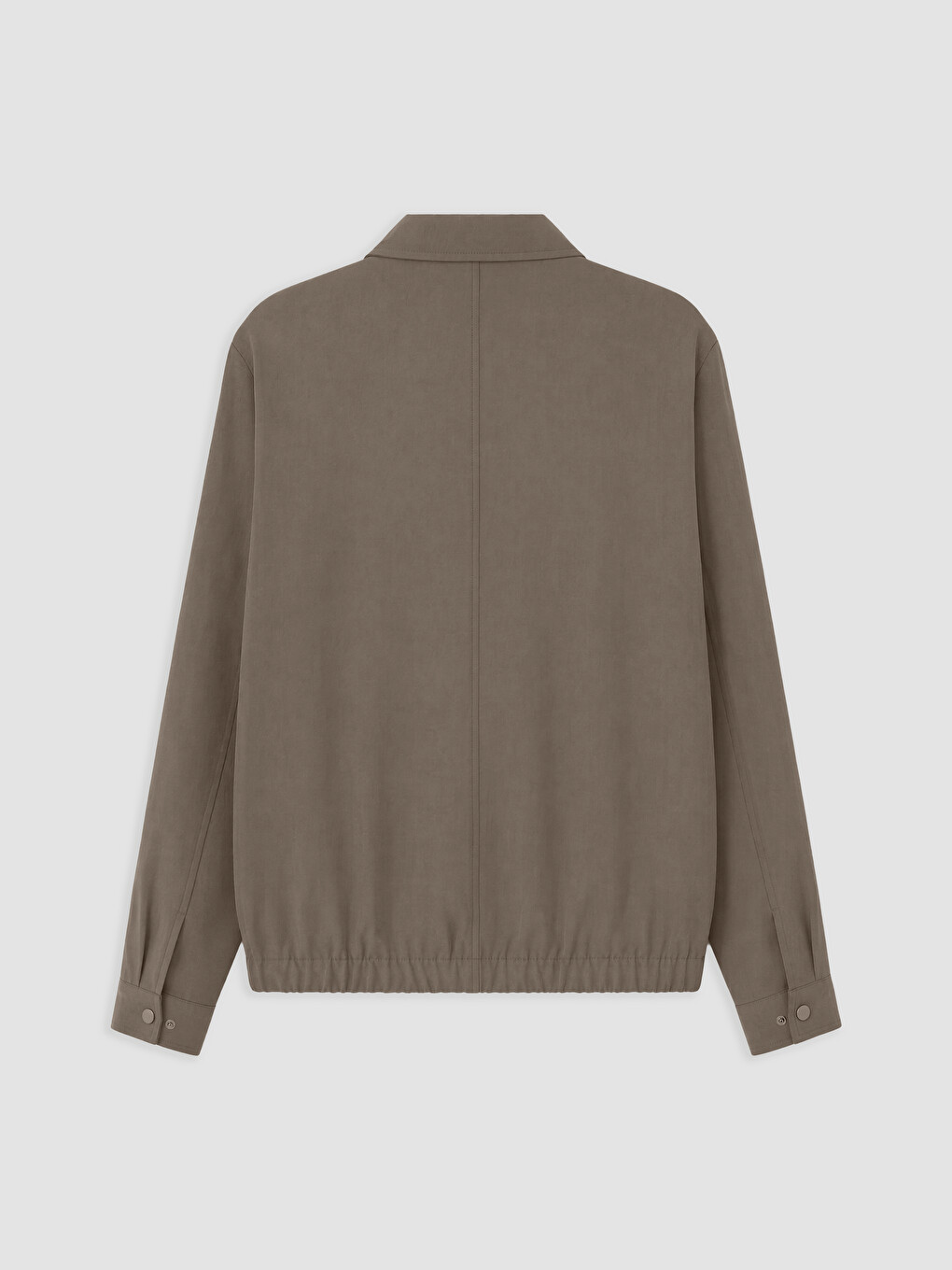 Standard Fit Shirt Collar Men's Coat-1