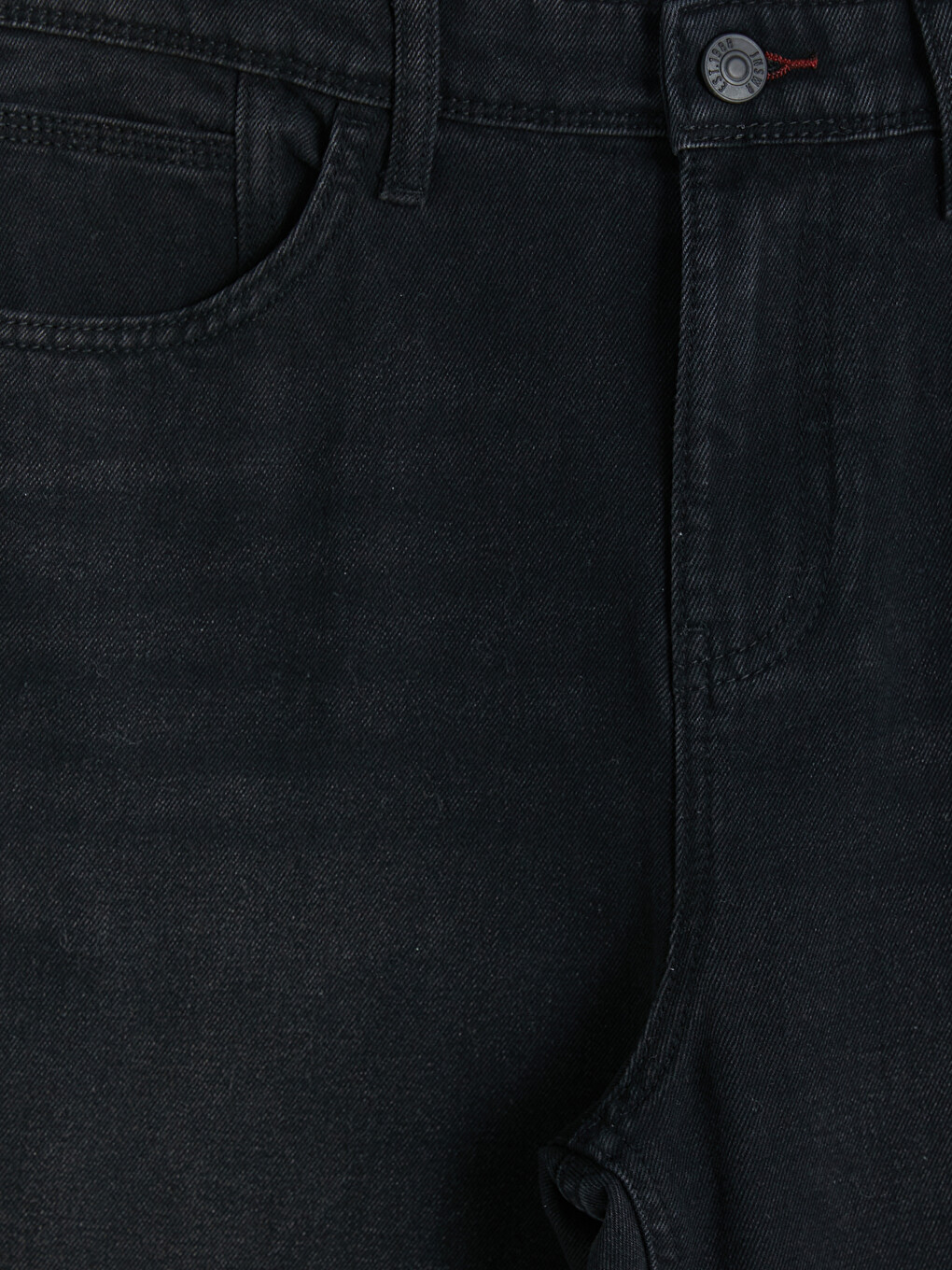 Siyah 745 Baggy Fit Erkek Jean Pantolon-5