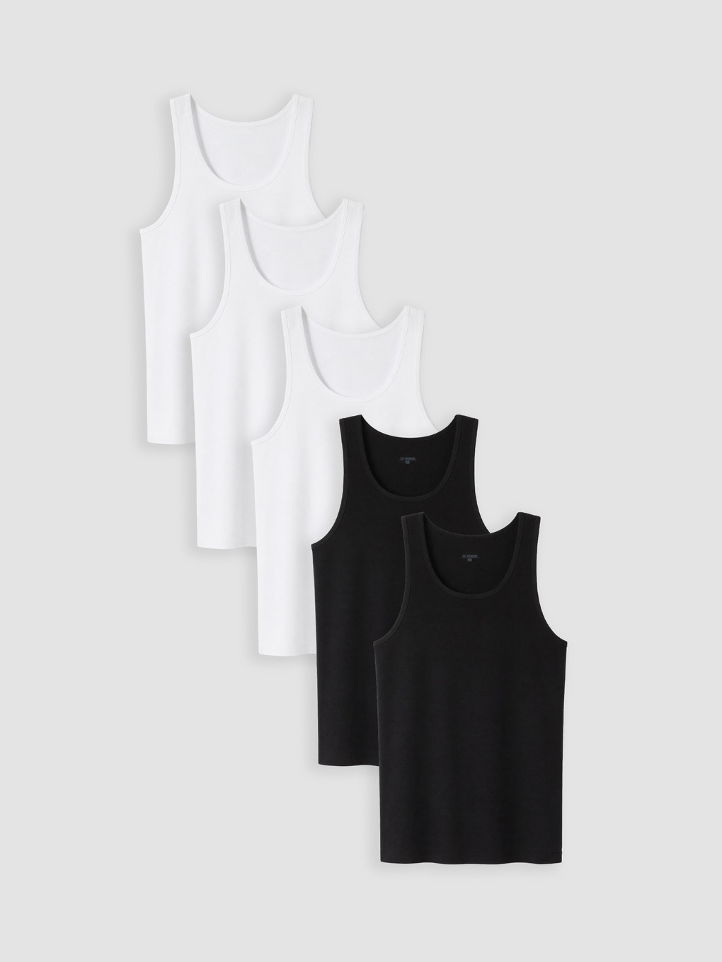 U Neck Men's Vest 5 Pack-2