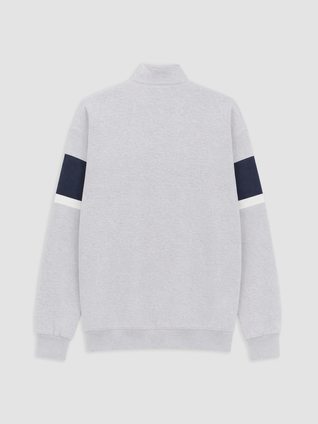 Mock Neck Color Block Men's Sweatshirt-1