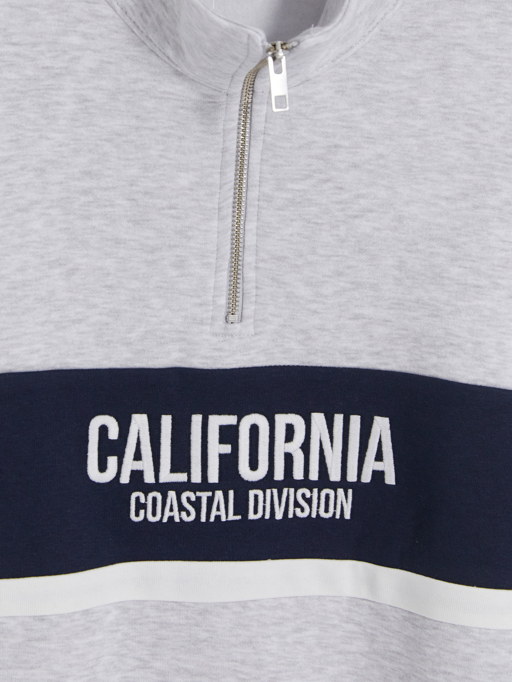 Mock Neck Color Block Men's Sweatshirt-2