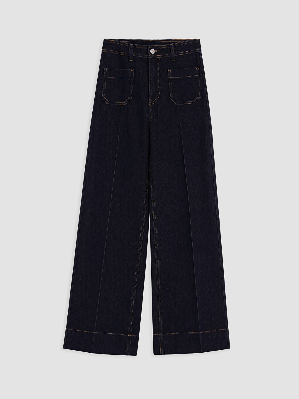 İndigo Cepli Wideleg Jean