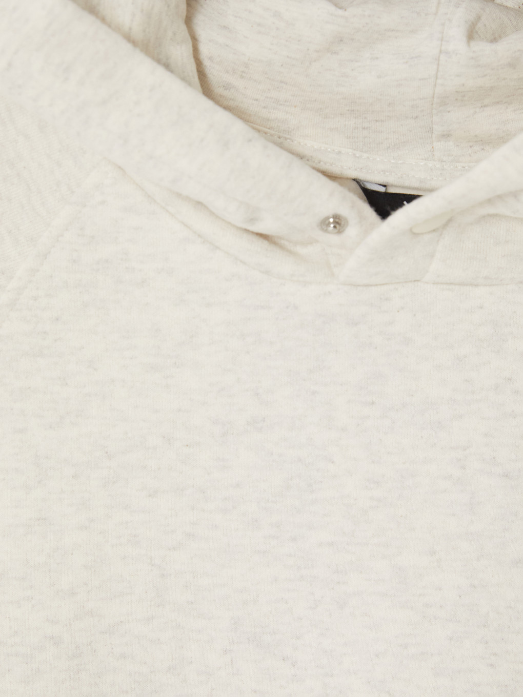 Ekru Kapüşonlu Baskılı Erkek Sweatshirt-3