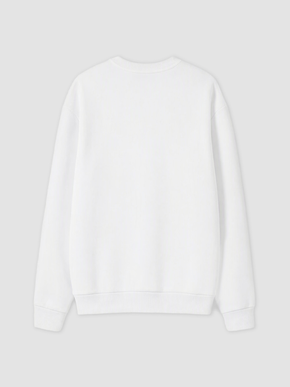 Man White Sweatshirt-3