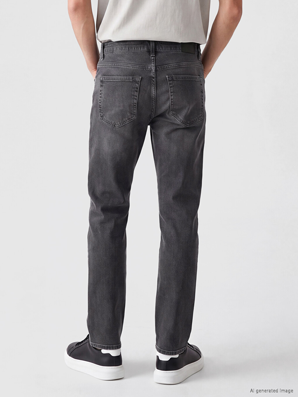 Gri 779 Regular Fit Erkek Jean Pantolon-2