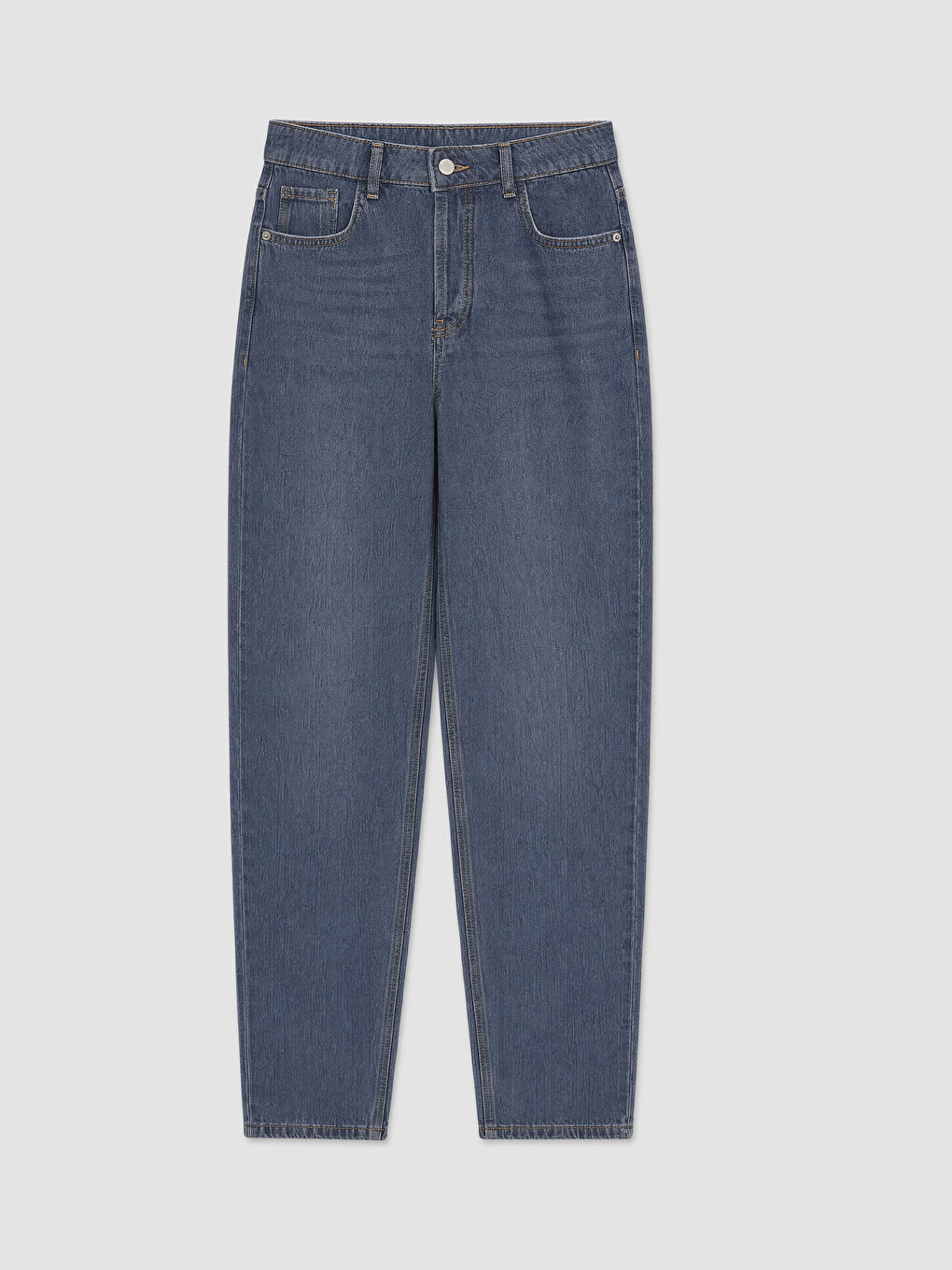 İndigo Barrel Fit Kadın Jean Pantolon