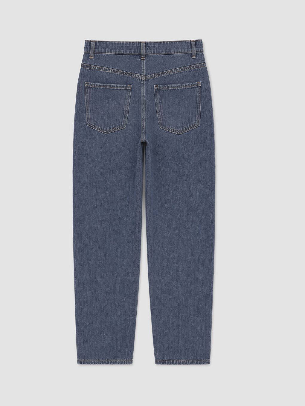 İndigo Barrel Fit Kadın Jean Pantolon-1
