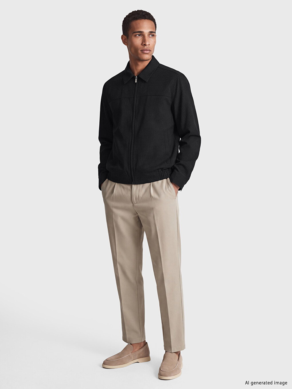 Regular Fit Men's Jacket-1