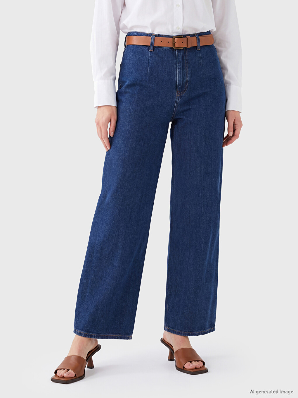 Woman Indigo Jeans-1
