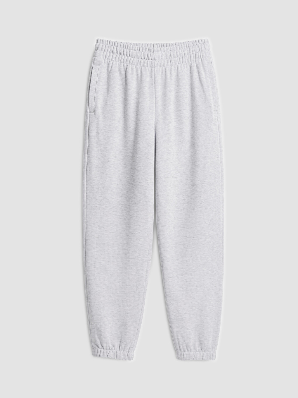 Woman Grey Jogger Sweatpants