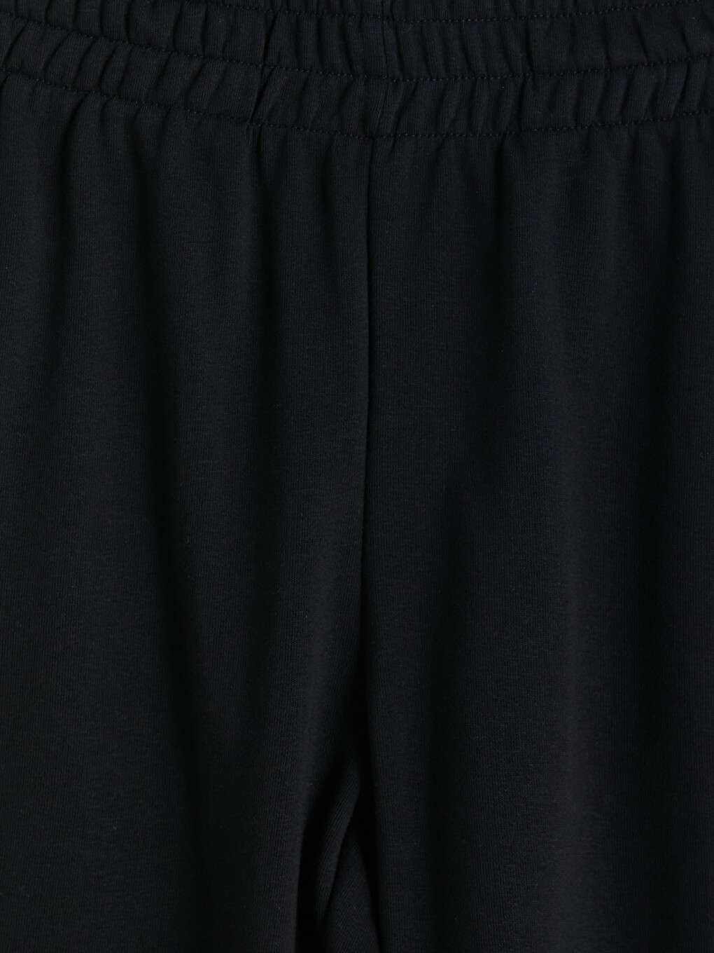 Siyah Soft Touch Kadın Jogger Eşofman Altı-1