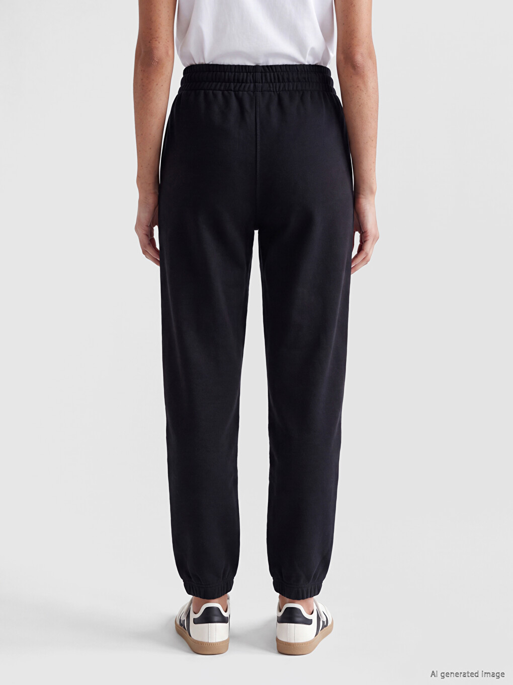Elastic Waist Women's Jogger Sweatpants-3