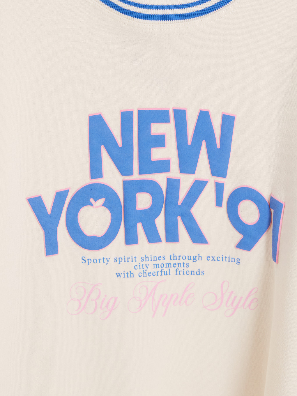 Printed Girls' Thick Sweatshirt-1