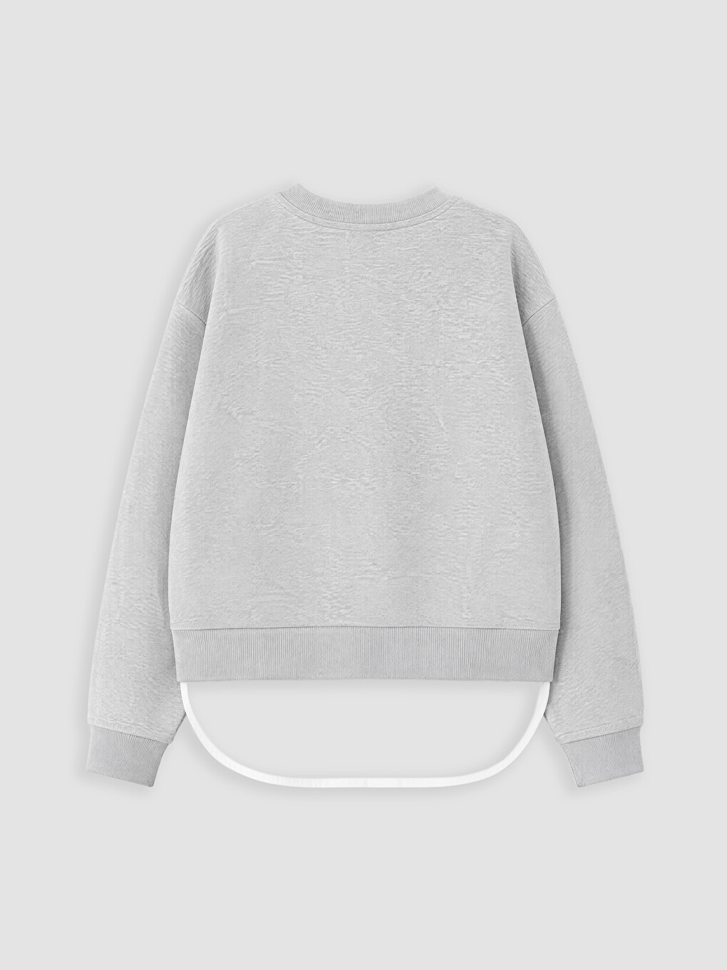 Gri London Baskılı Kız Çocuk Kalın Sweatshirt-2