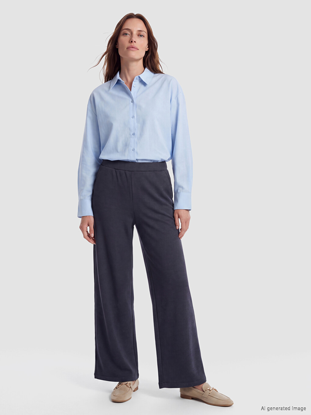 Wide Leg Women's Trousers