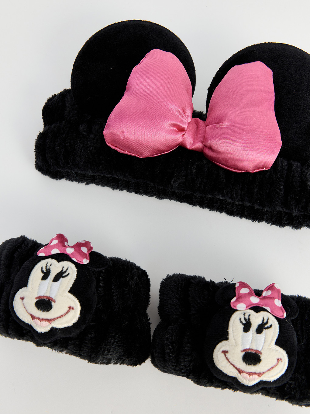 Minnie Mouse Printed Girls' Hair Band And Bracelet Set-1