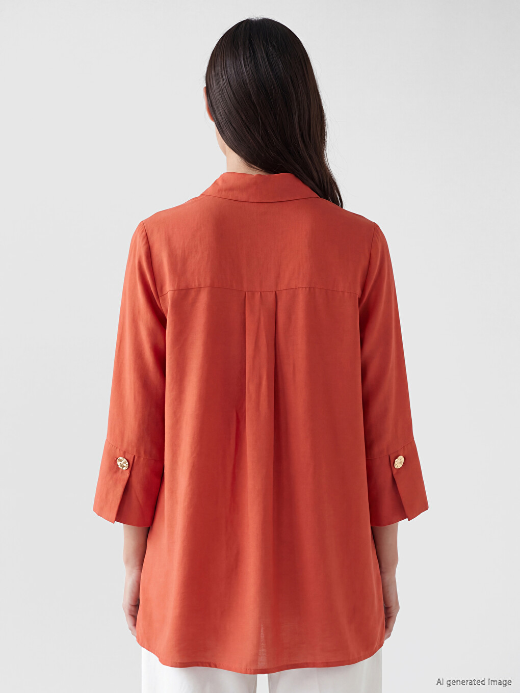 Modal Blended Women's Shirt Tunic-3