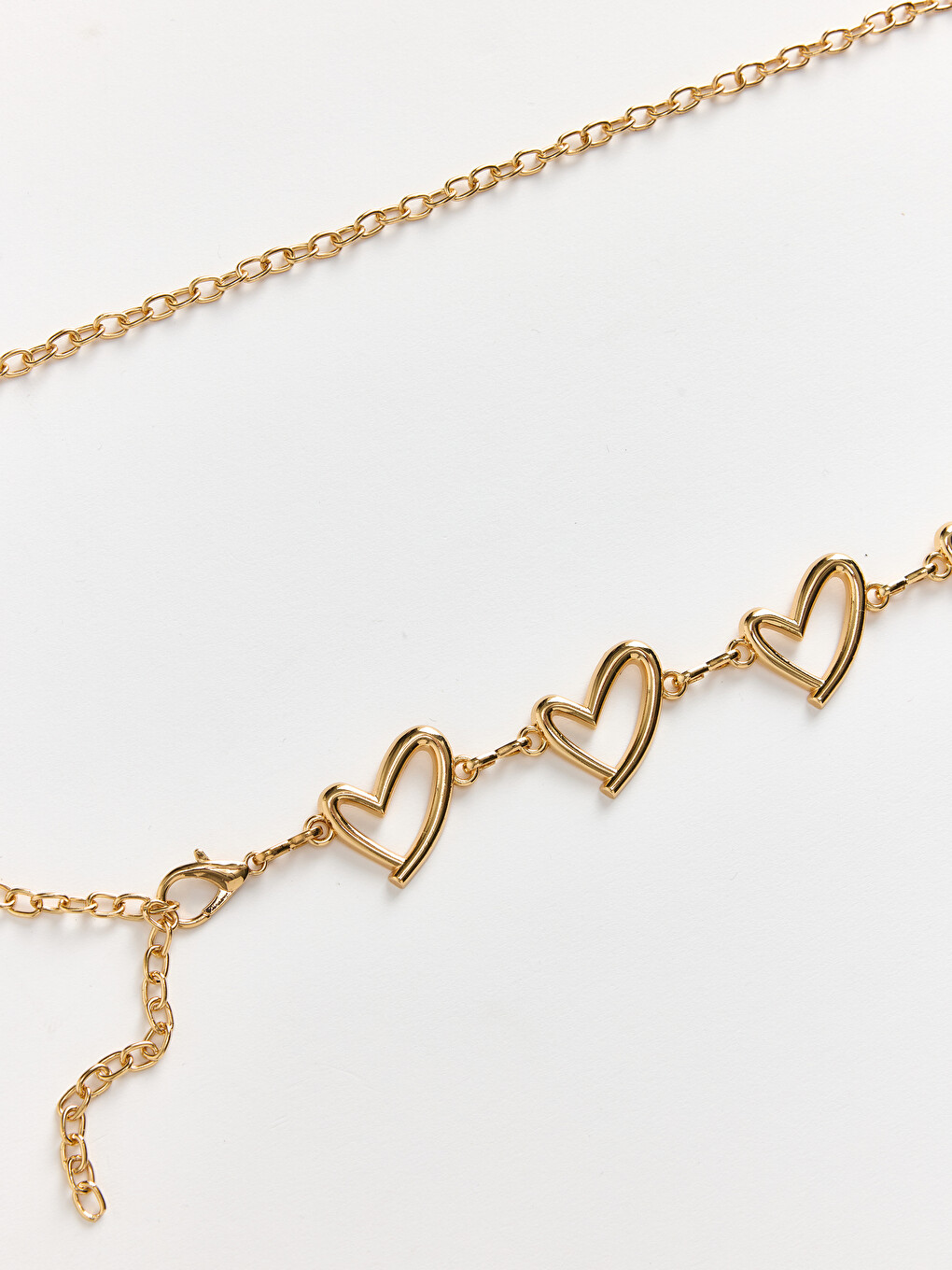 Heart Figured Women's Chain Belt-2
