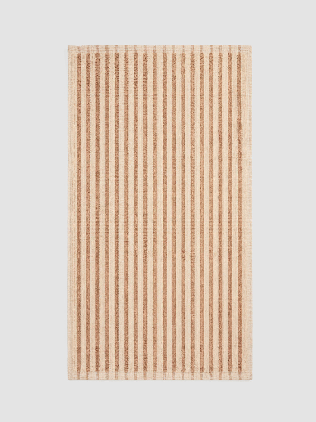 Bej Çizgili Banyo Paspası 50x60/60x100cm-2