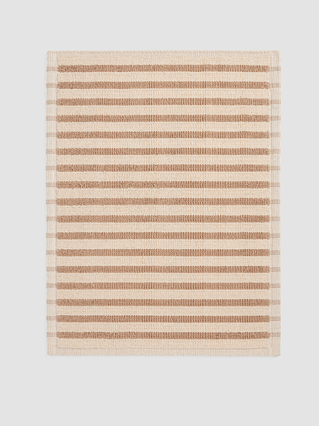Bej Çizgili Banyo Paspası 50x60/60x100cm-3