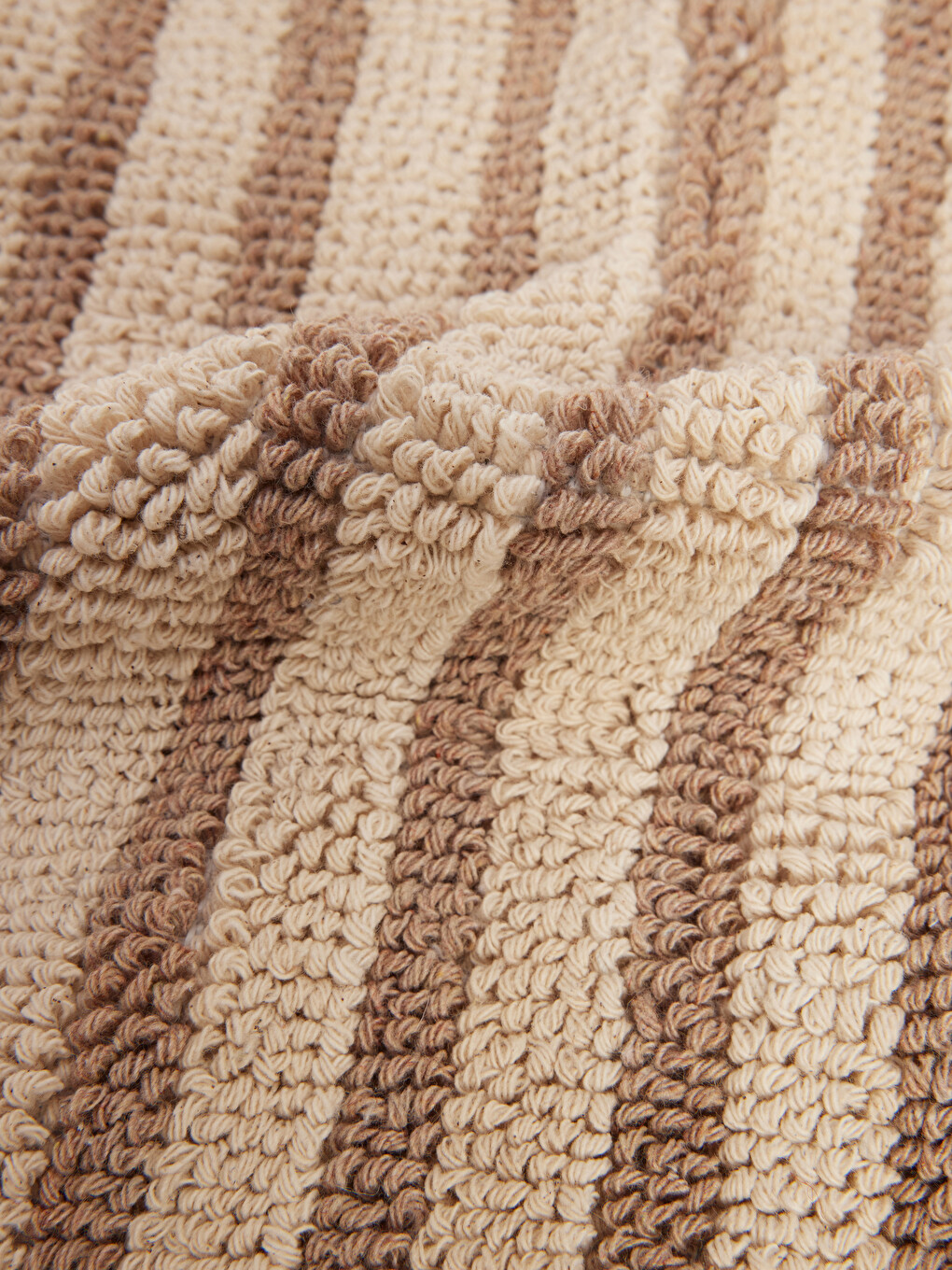 Bej Çizgili Banyo Paspası 50x60/60x100cm-4
