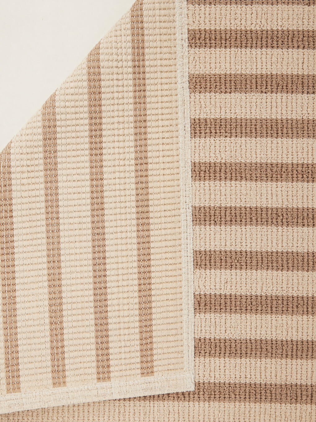 Bej Çizgili Banyo Paspası 50x60/60x100cm-5
