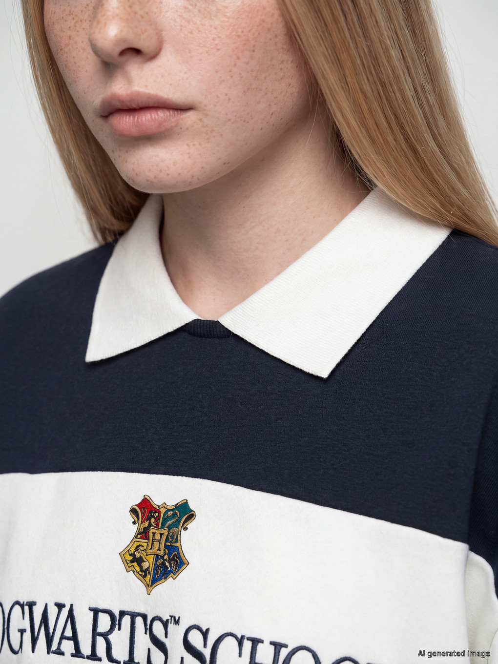 Femër Blu Sweatshirt-2