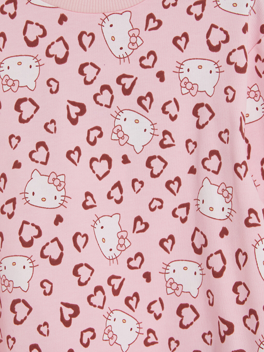 Pembe Hello Kitty Baskılı Kız Çocuk Eşofman Takım-5