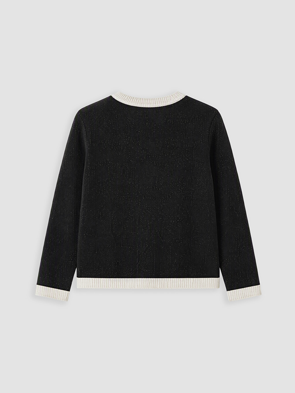 Set Tricot Pentru Fete Cu Detalii Fundă-3
