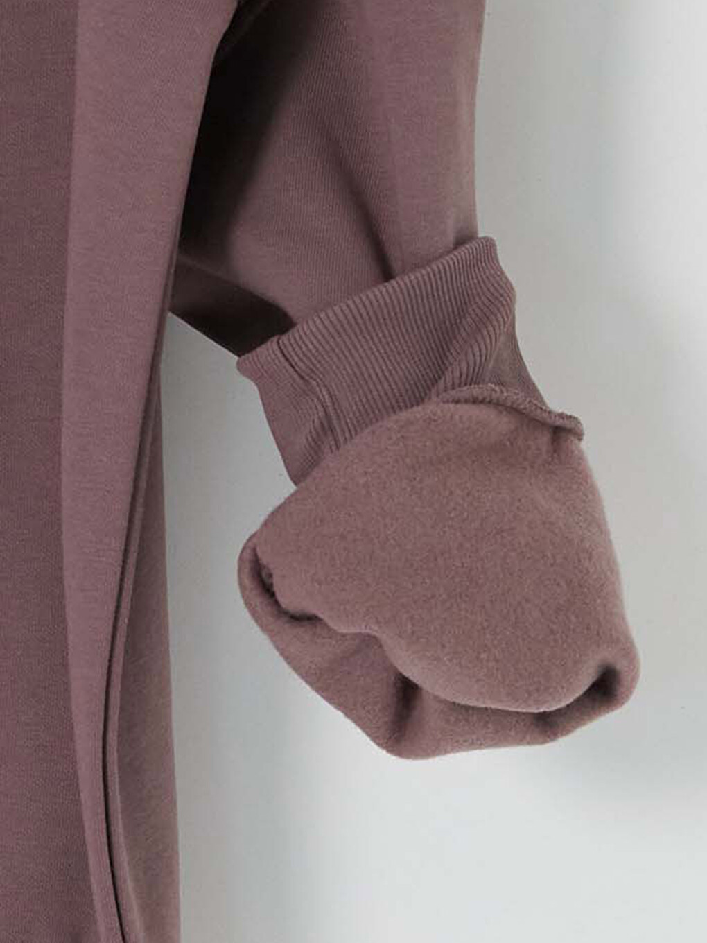 Pembe Nakışlı Erkek Hoodie-4