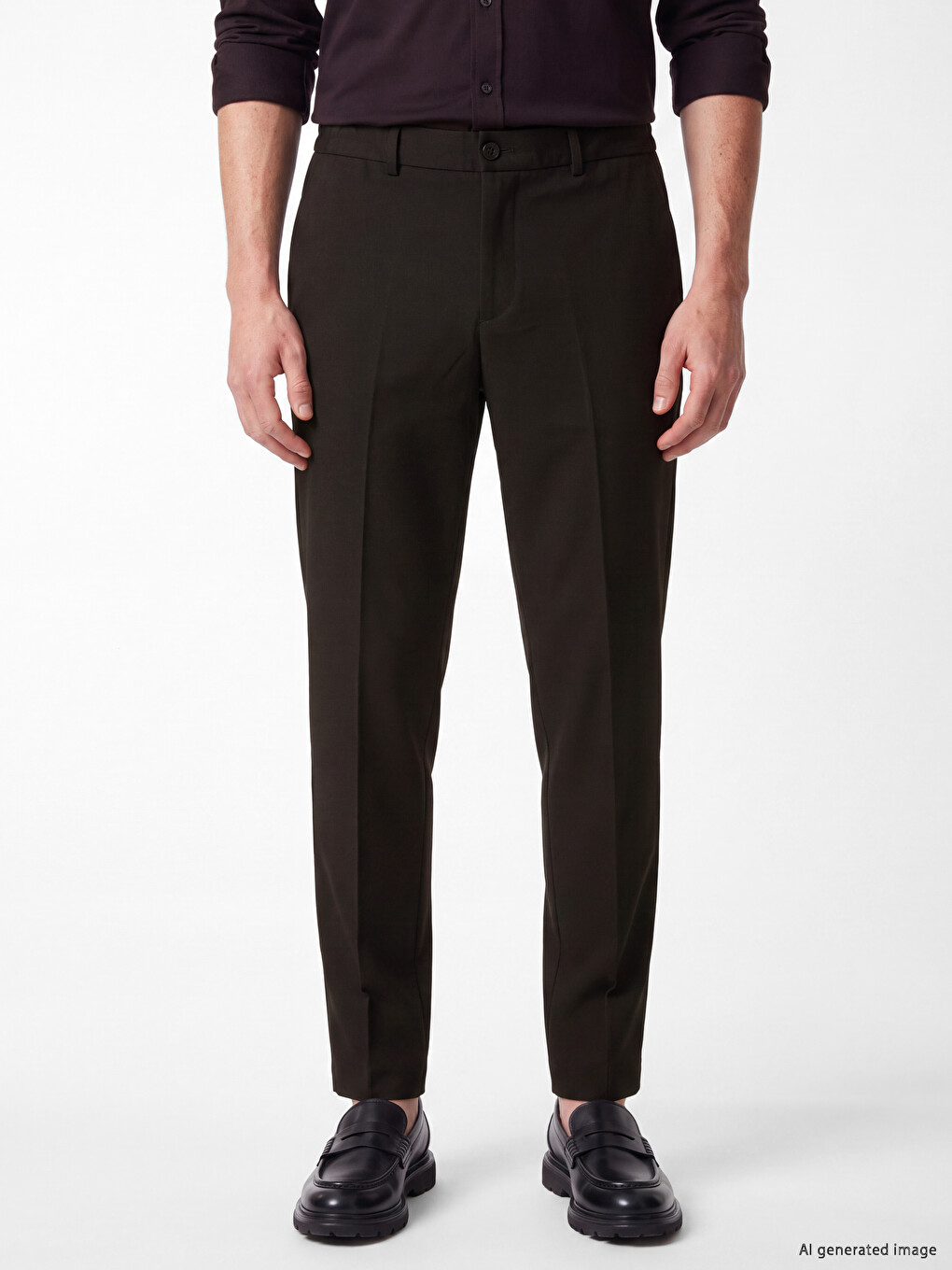 Regular Fit Men's Trousers-1