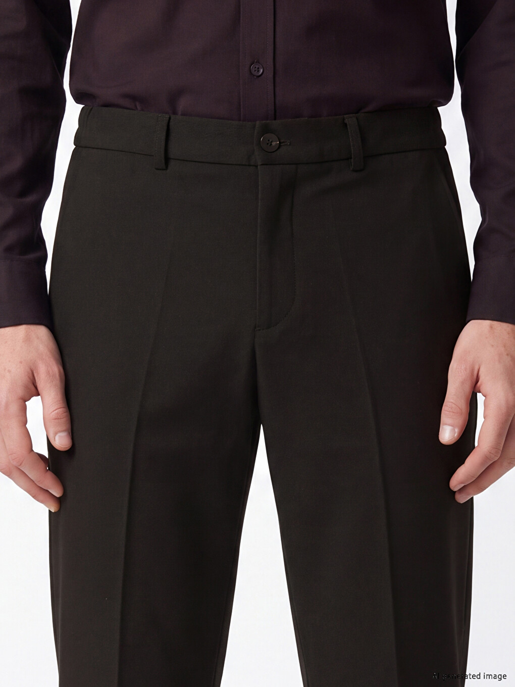 Regular Fit Men's Trousers-2